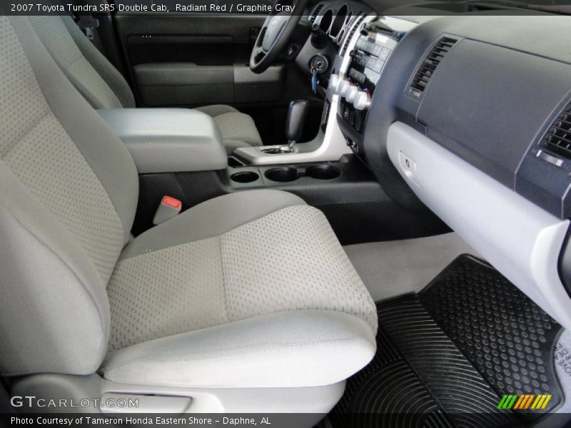 Radiant Red / Graphite Gray 2007 Toyota Tundra SR5 Double Cab