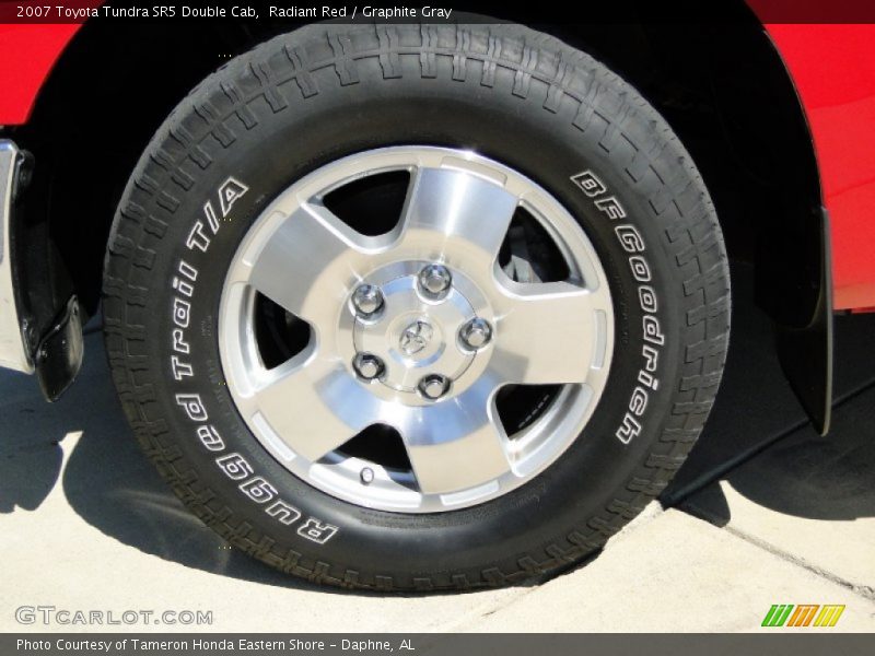 Radiant Red / Graphite Gray 2007 Toyota Tundra SR5 Double Cab