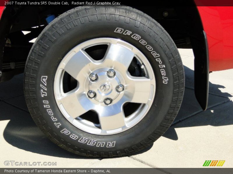 Radiant Red / Graphite Gray 2007 Toyota Tundra SR5 Double Cab