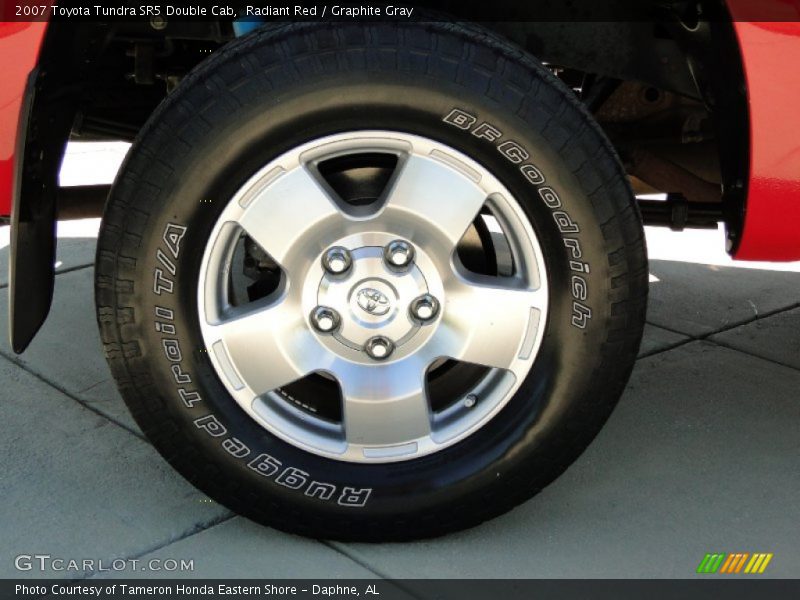 Radiant Red / Graphite Gray 2007 Toyota Tundra SR5 Double Cab