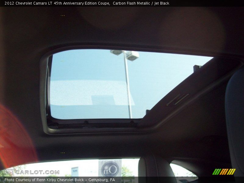 Sunroof of 2012 Camaro LT 45th Anniversary Edition Coupe