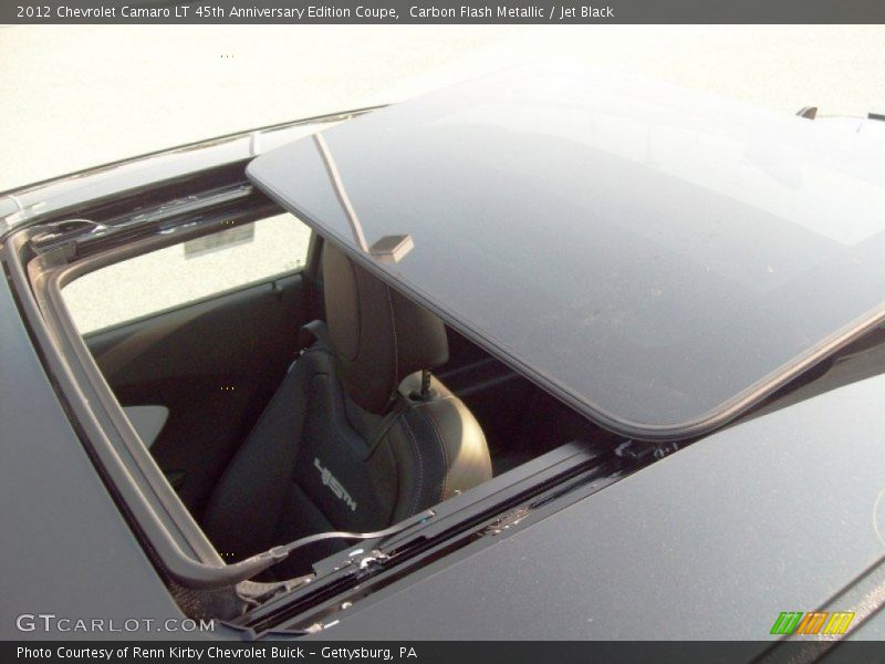 Sunroof of 2012 Camaro LT 45th Anniversary Edition Coupe