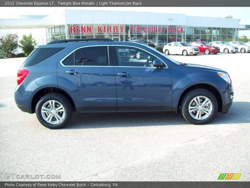 Twilight Blue Metallic / Light Titanium/Jet Black 2012 Chevrolet Equinox LT