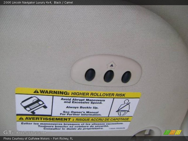 Black / Camel 2006 Lincoln Navigator Luxury 4x4