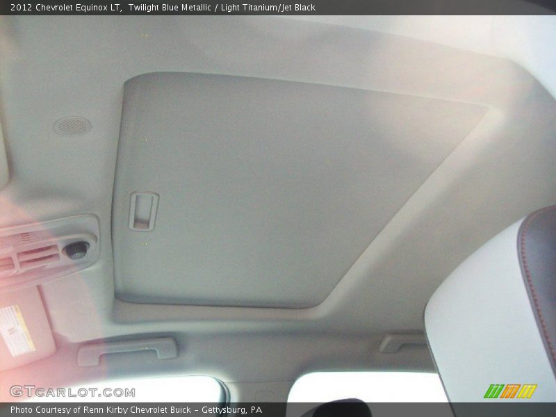Sunroof of 2012 Equinox LT