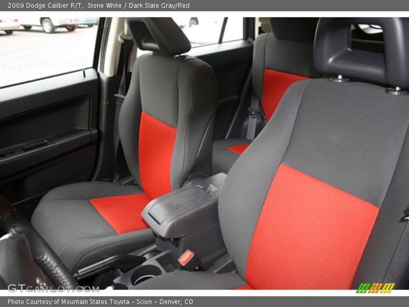  2009 Caliber R/T Dark Slate Gray/Red Interior