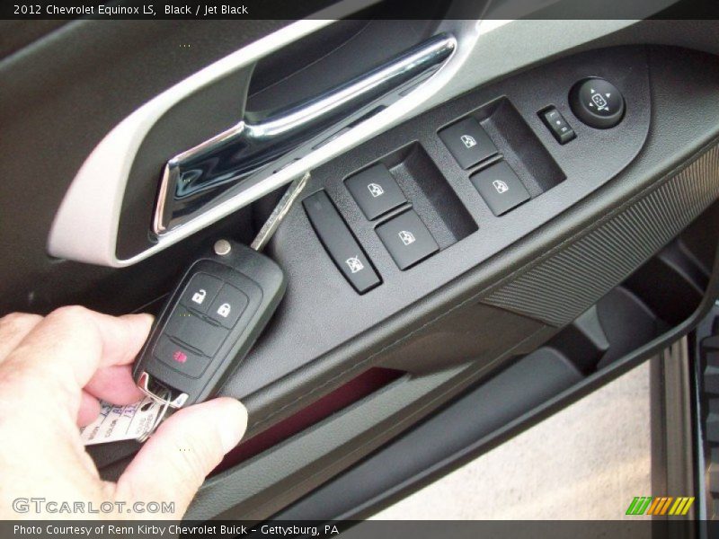 Black / Jet Black 2012 Chevrolet Equinox LS