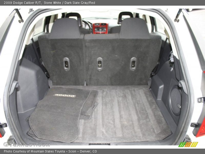 Stone White / Dark Slate Gray/Red 2009 Dodge Caliber R/T
