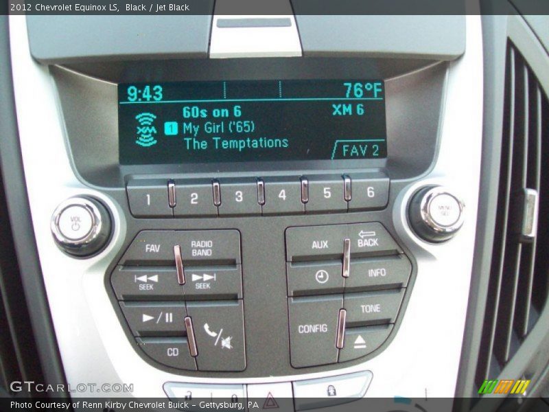 Audio System of 2012 Equinox LS