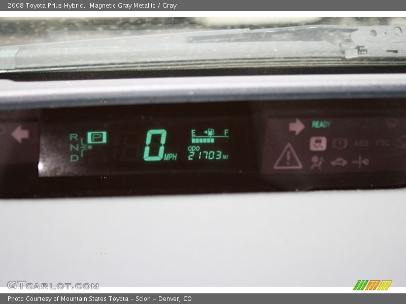 Magnetic Gray Metallic / Gray 2008 Toyota Prius Hybrid