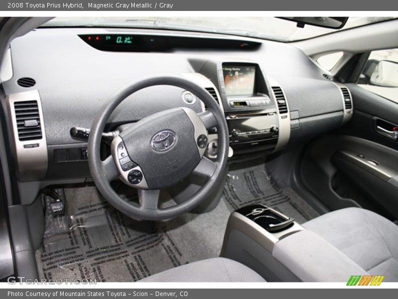 Magnetic Gray Metallic / Gray 2008 Toyota Prius Hybrid