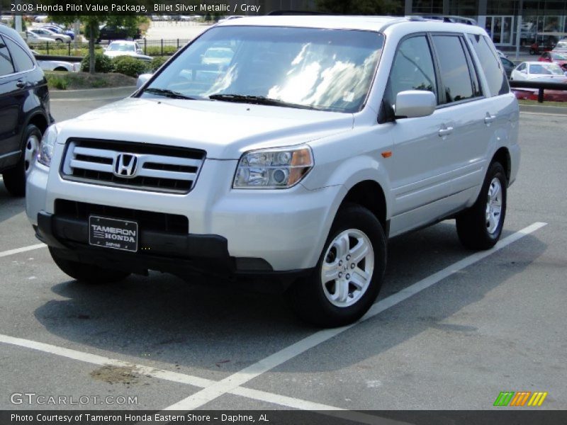 Billet Silver Metallic / Gray 2008 Honda Pilot Value Package