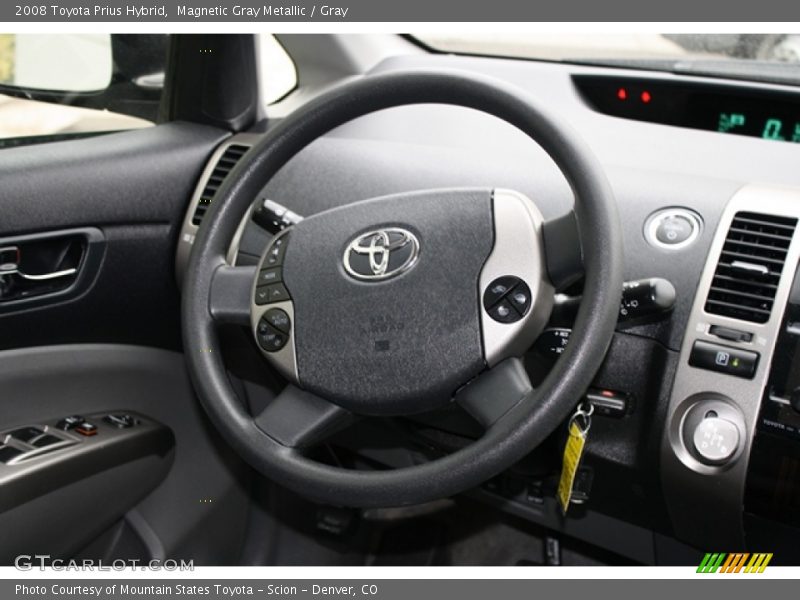 Magnetic Gray Metallic / Gray 2008 Toyota Prius Hybrid