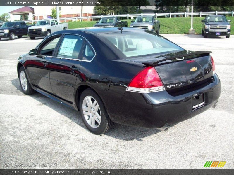 Black Granite Metallic / Gray 2012 Chevrolet Impala LT