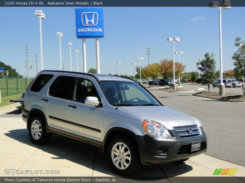 Alabaster Silver Metallic / Black 2006 Honda CR-V EX