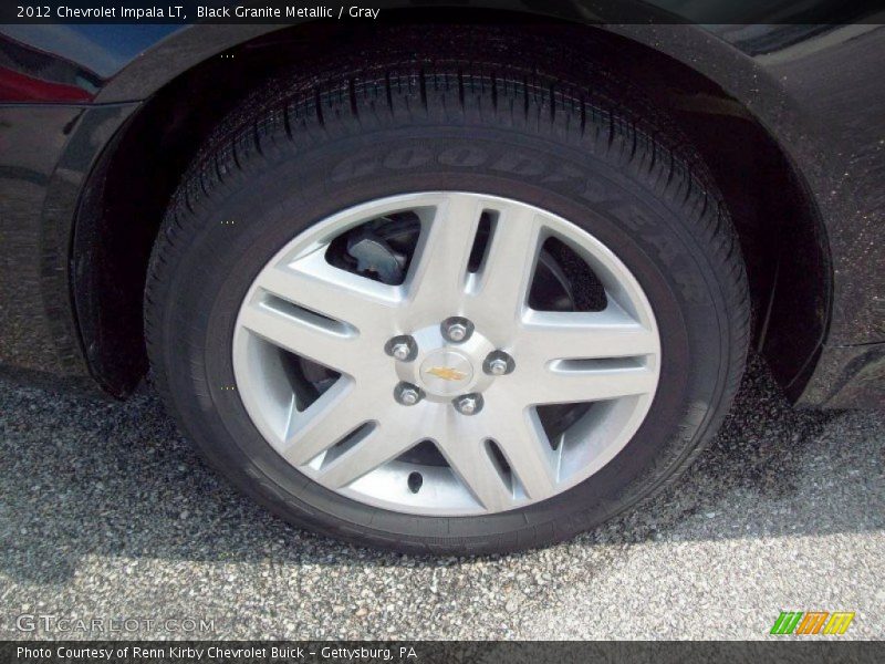 Black Granite Metallic / Gray 2012 Chevrolet Impala LT