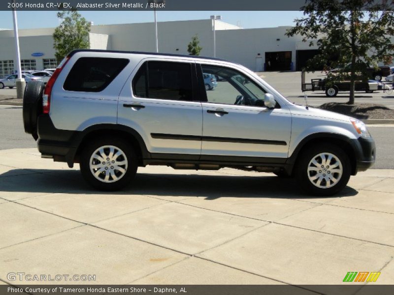 Alabaster Silver Metallic / Black 2006 Honda CR-V EX