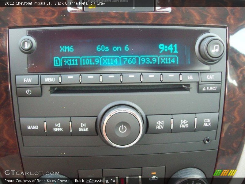 Black Granite Metallic / Gray 2012 Chevrolet Impala LT