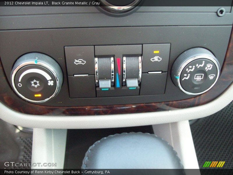 Black Granite Metallic / Gray 2012 Chevrolet Impala LT