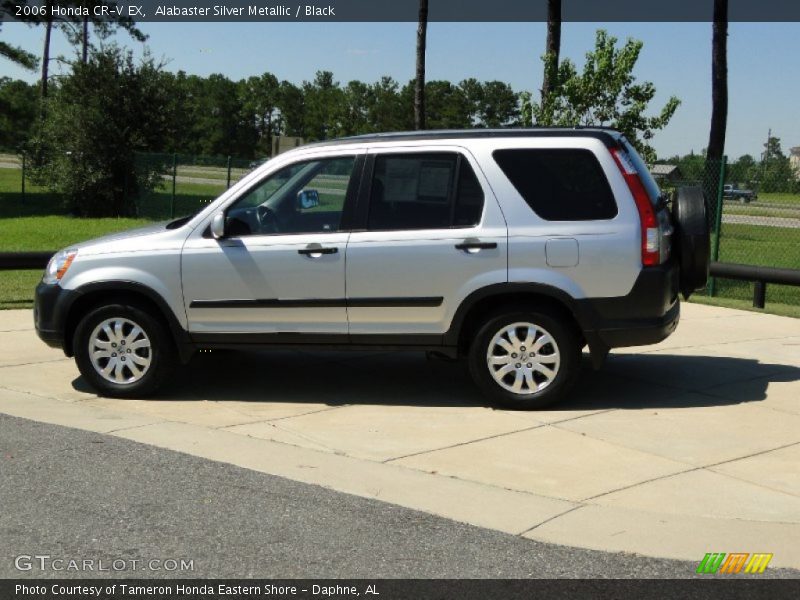 Alabaster Silver Metallic / Black 2006 Honda CR-V EX