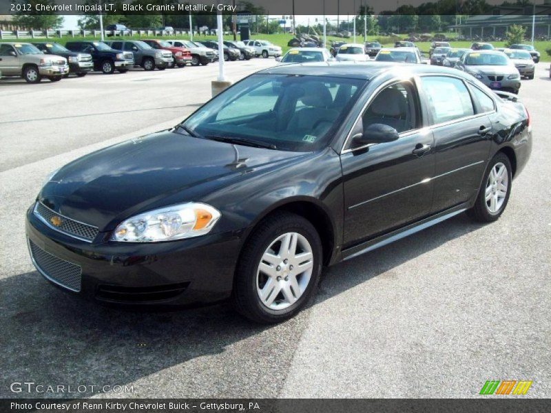 Black Granite Metallic / Gray 2012 Chevrolet Impala LT