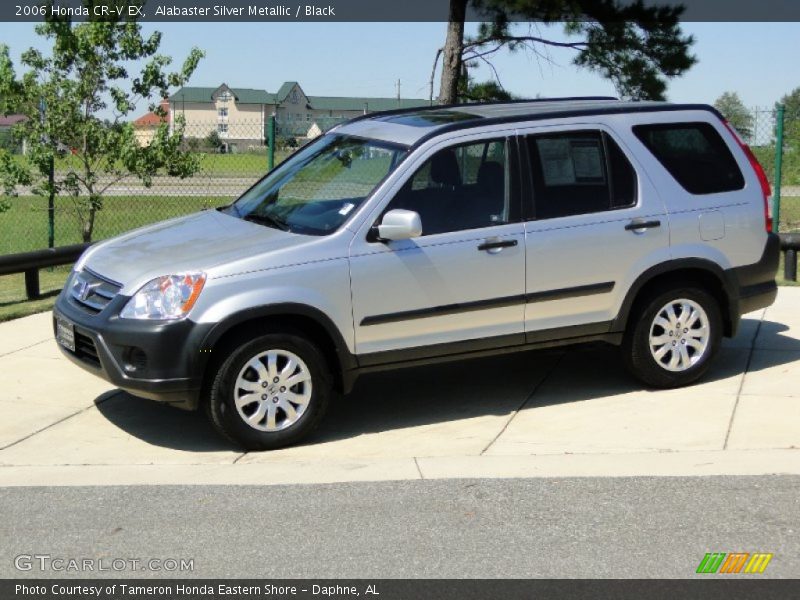 Alabaster Silver Metallic / Black 2006 Honda CR-V EX