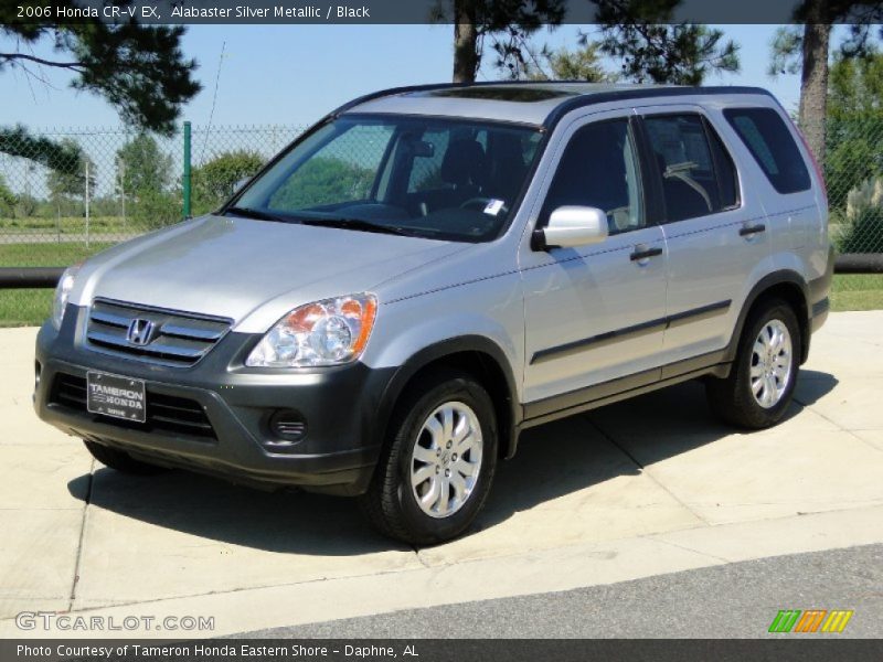 Alabaster Silver Metallic / Black 2006 Honda CR-V EX