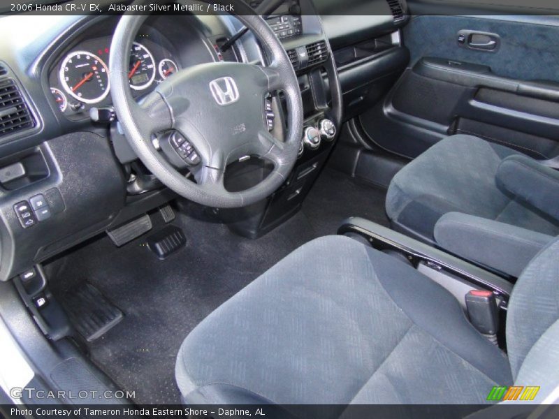 Alabaster Silver Metallic / Black 2006 Honda CR-V EX