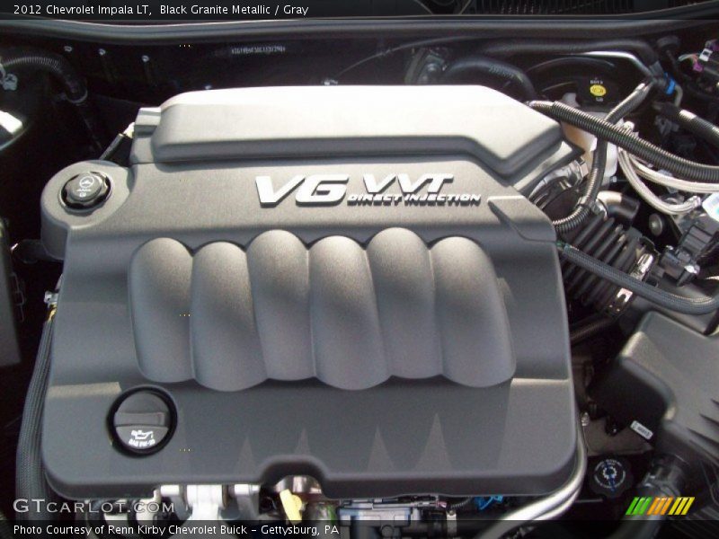 Black Granite Metallic / Gray 2012 Chevrolet Impala LT