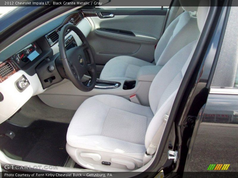 Black Granite Metallic / Gray 2012 Chevrolet Impala LT