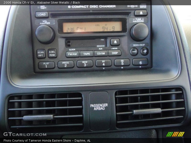 Alabaster Silver Metallic / Black 2006 Honda CR-V EX