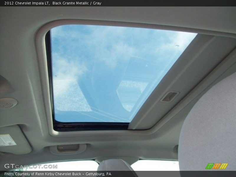 Black Granite Metallic / Gray 2012 Chevrolet Impala LT