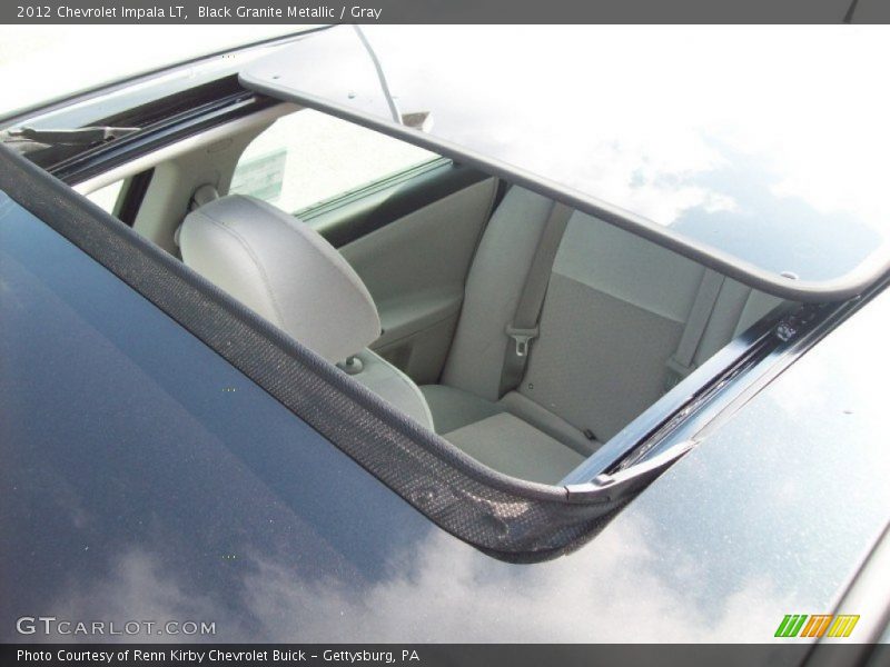 Black Granite Metallic / Gray 2012 Chevrolet Impala LT