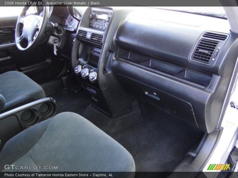 Alabaster Silver Metallic / Black 2006 Honda CR-V EX