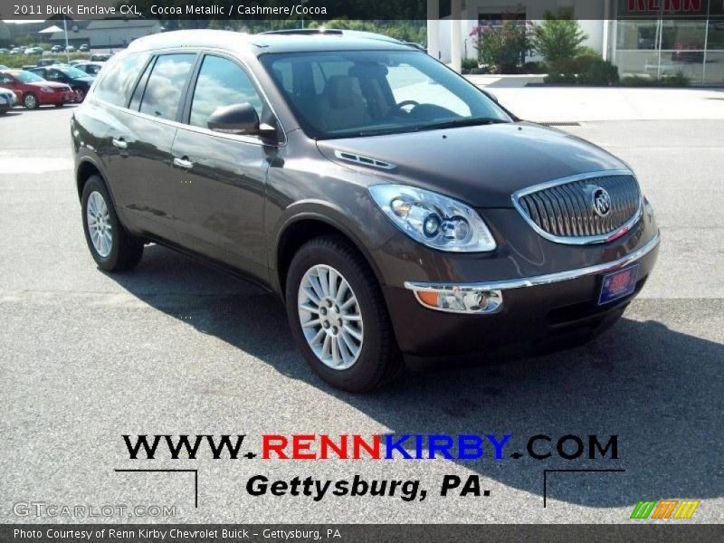 Cocoa Metallic / Cashmere/Cocoa 2011 Buick Enclave CXL