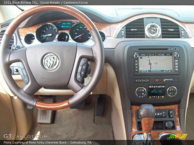 Cocoa Metallic / Cashmere/Cocoa 2011 Buick Enclave CXL