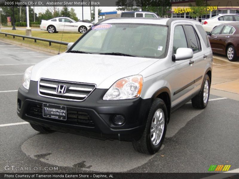 Alabaster Silver Metallic / Black 2006 Honda CR-V EX