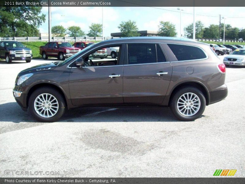 Cocoa Metallic / Cashmere/Cocoa 2011 Buick Enclave CXL