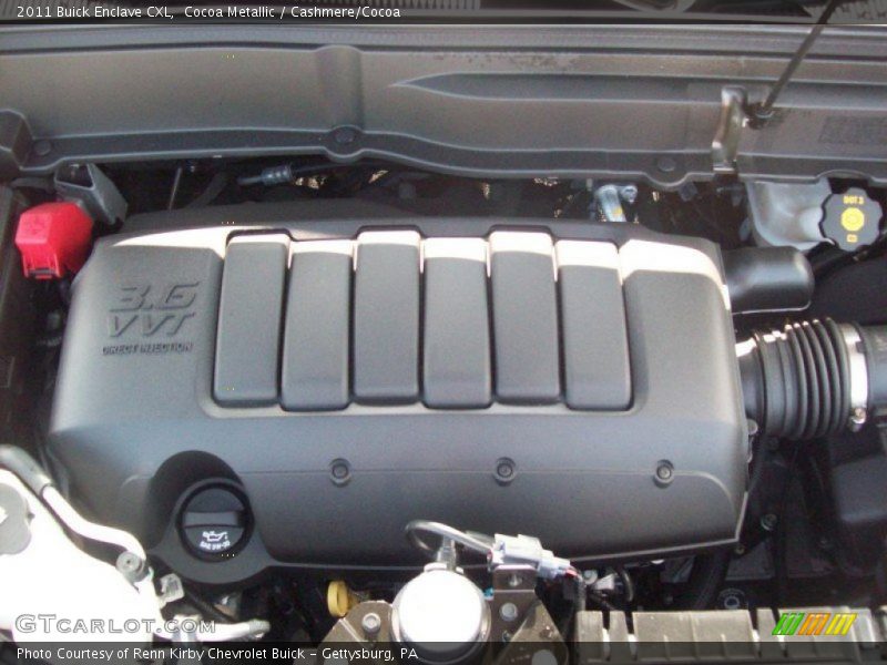 Cocoa Metallic / Cashmere/Cocoa 2011 Buick Enclave CXL