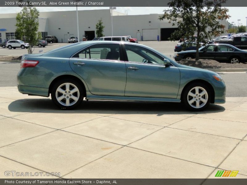 Aloe Green Metallic / Charcoal 2009 Toyota Camry SE