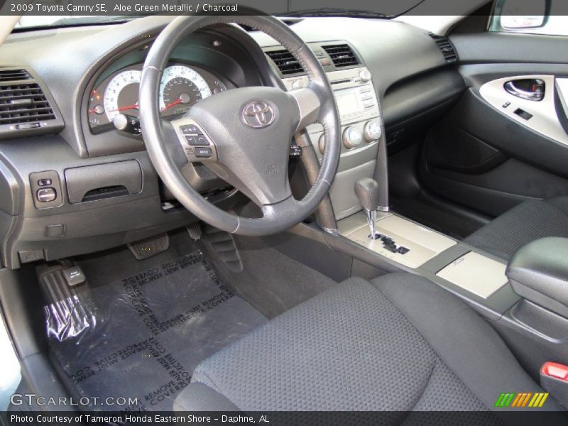 Aloe Green Metallic / Charcoal 2009 Toyota Camry SE