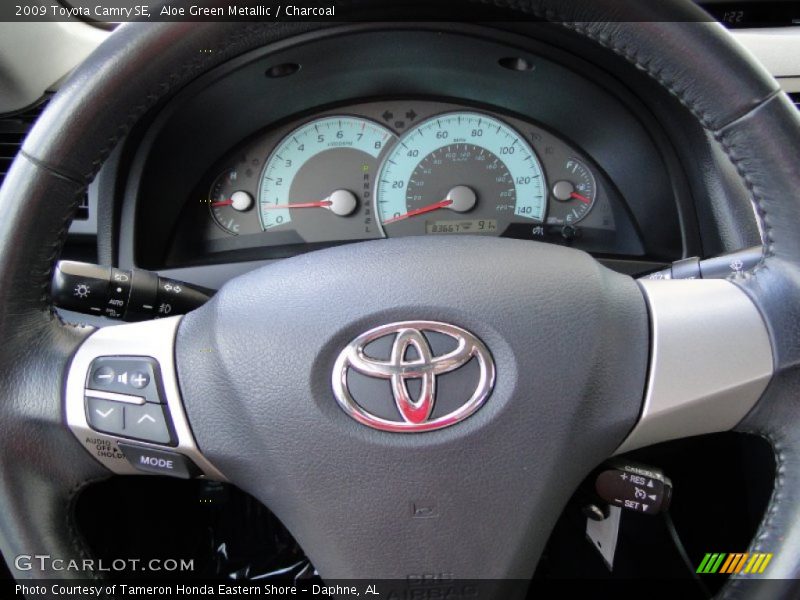 Aloe Green Metallic / Charcoal 2009 Toyota Camry SE