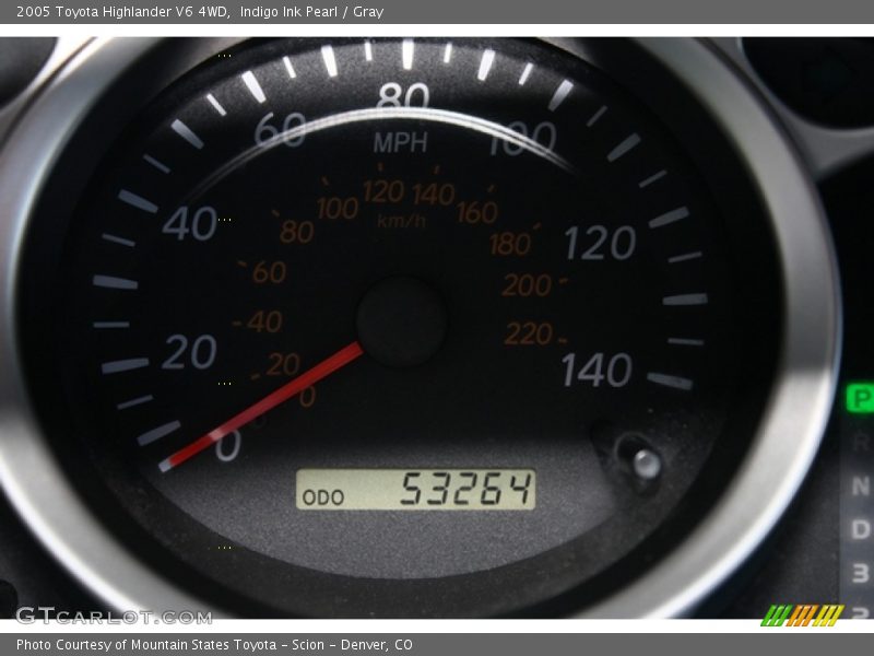 Indigo Ink Pearl / Gray 2005 Toyota Highlander V6 4WD