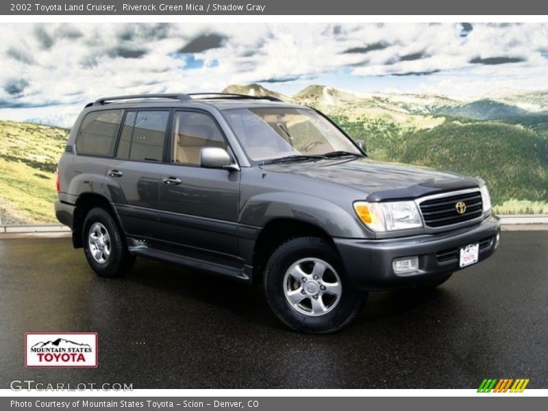 Riverock Green Mica / Shadow Gray 2002 Toyota Land Cruiser