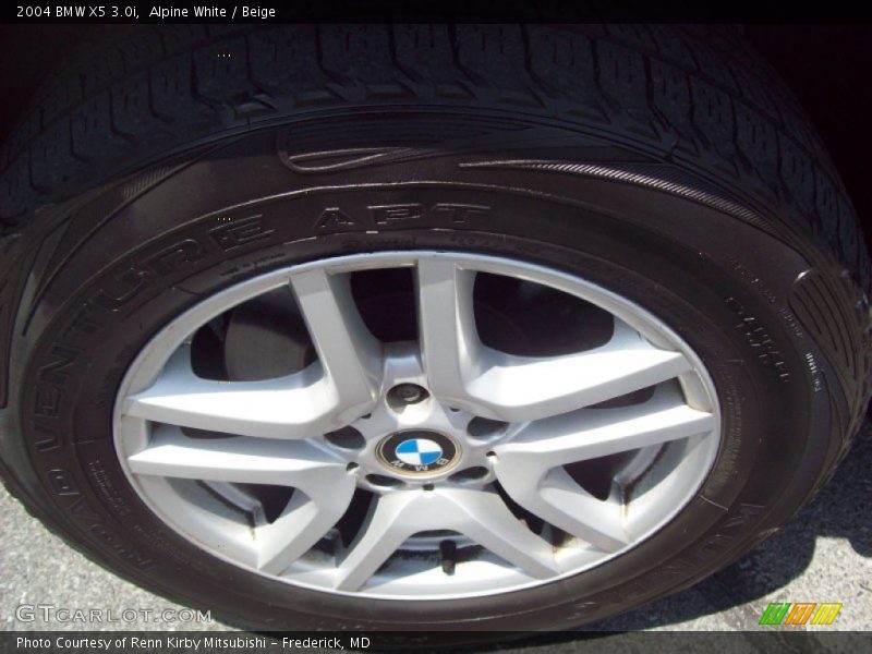 Alpine White / Beige 2004 BMW X5 3.0i
