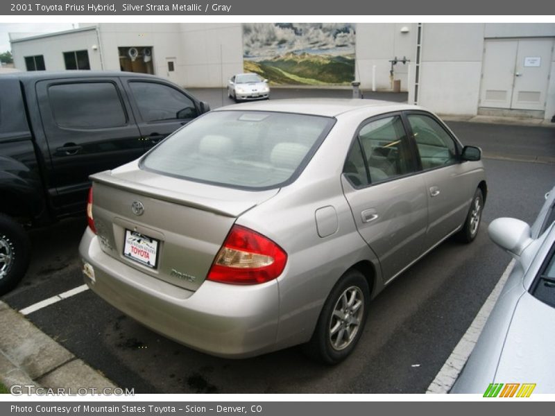 Silver Strata Metallic / Gray 2001 Toyota Prius Hybrid