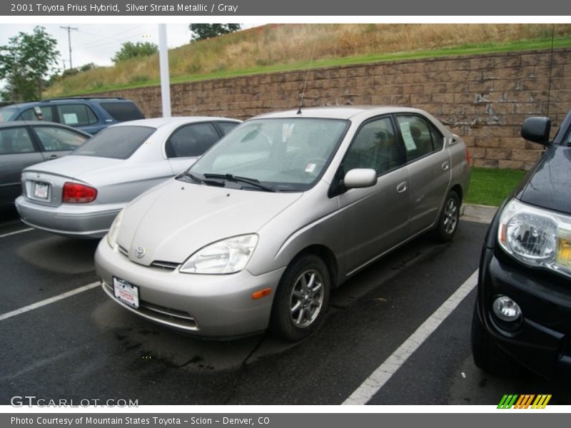 Silver Strata Metallic / Gray 2001 Toyota Prius Hybrid