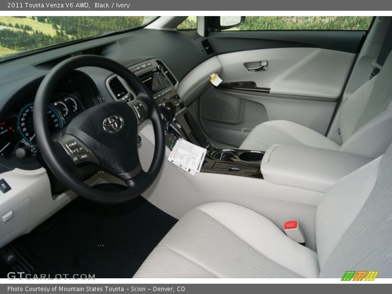 Black / Ivory 2011 Toyota Venza V6 AWD