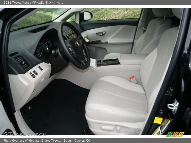 Black / Ivory 2011 Toyota Venza V6 AWD