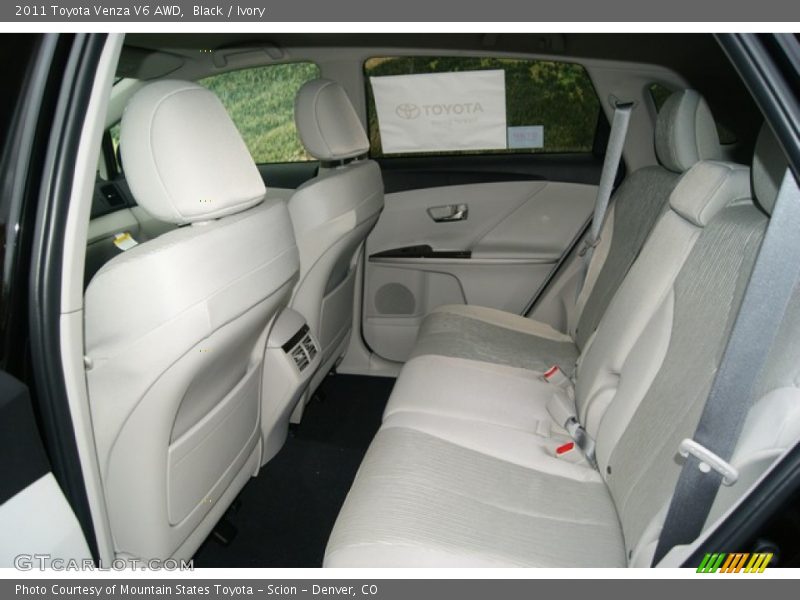 Black / Ivory 2011 Toyota Venza V6 AWD